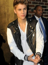 Justin Bieber Stylish Leather Jacket
